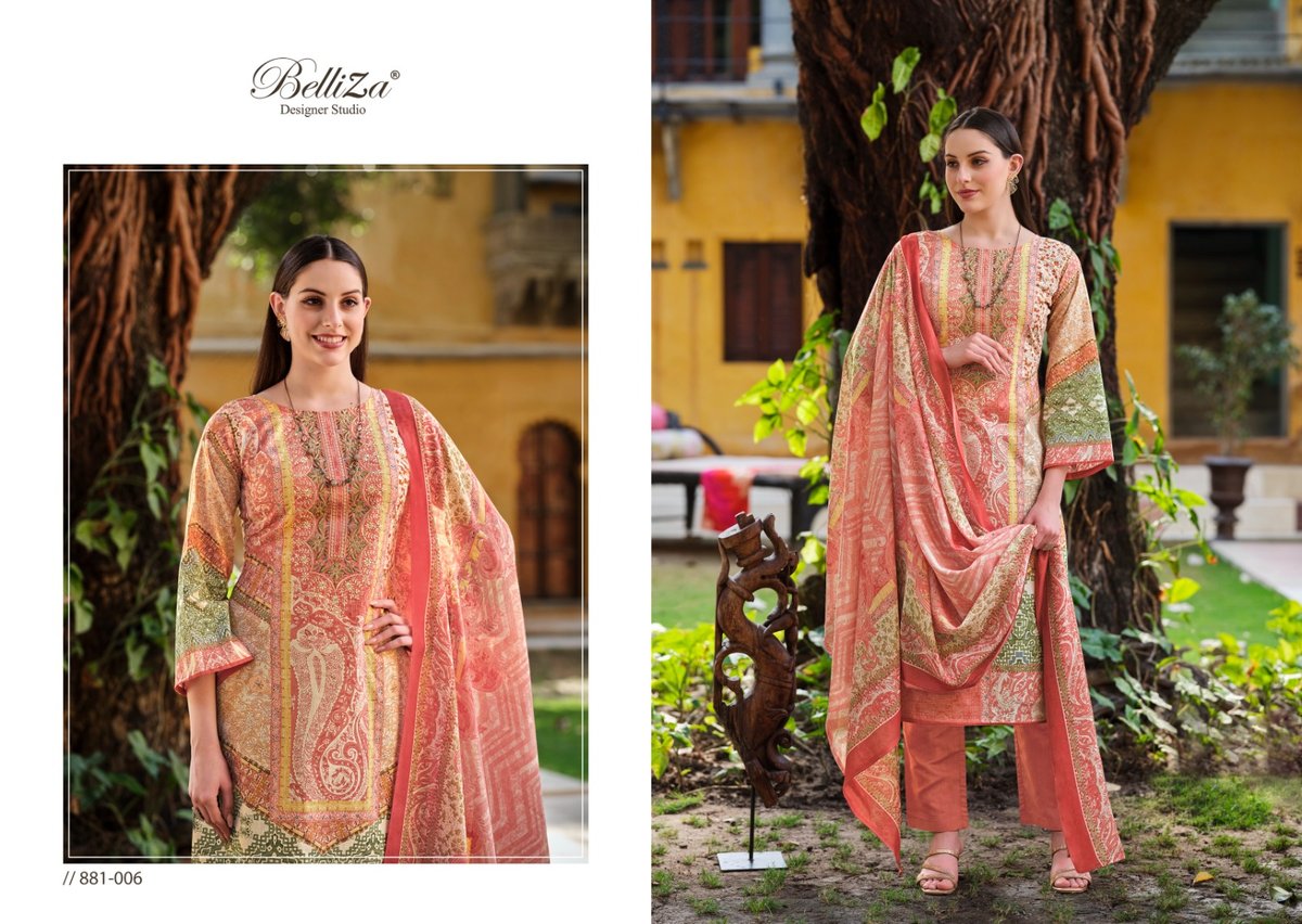 BELLIZA DESIGNER NAIRA VOL-35 881-001 TO 881-008 6