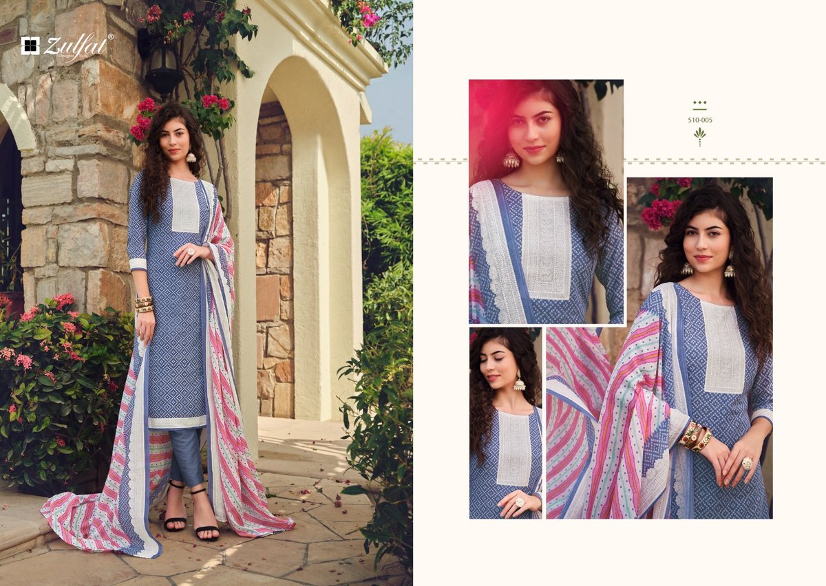 Zulfat Designer Isabella 510-001 to 510-008 Series 5