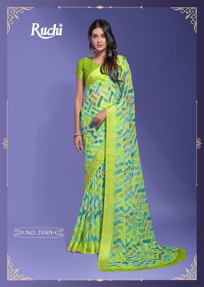 RUCHI CHERRY 25301 A & D TO 25303 A & D 3