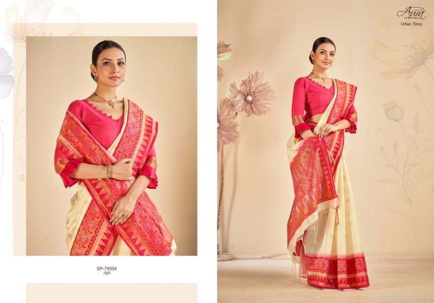 AURA SAREE URBAN STORY 79501 TO 79507 4