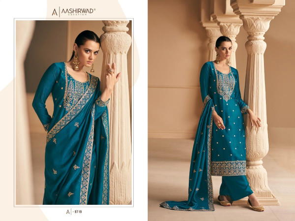 Aashirwad Creation Geetika 9719-9722 Series