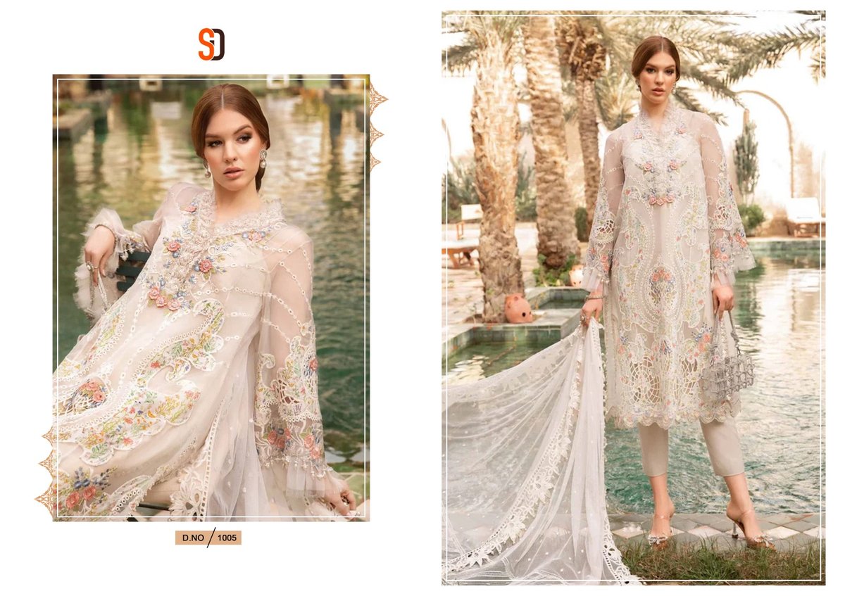 SHRADDHA DESIGNER MARIA.B LAWN VOL-1 1001 TO 1006 5