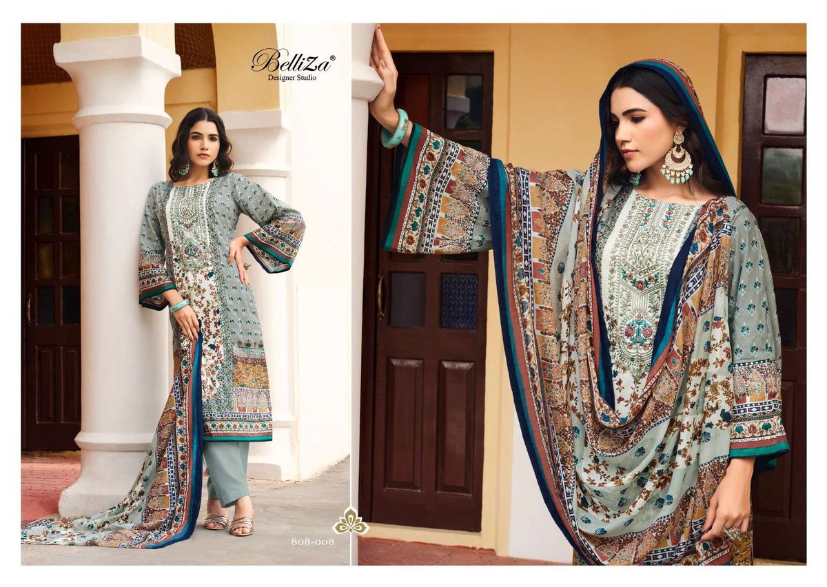 Belliza Designer Naira Vol-14 808-001 to 808-008 Series 8