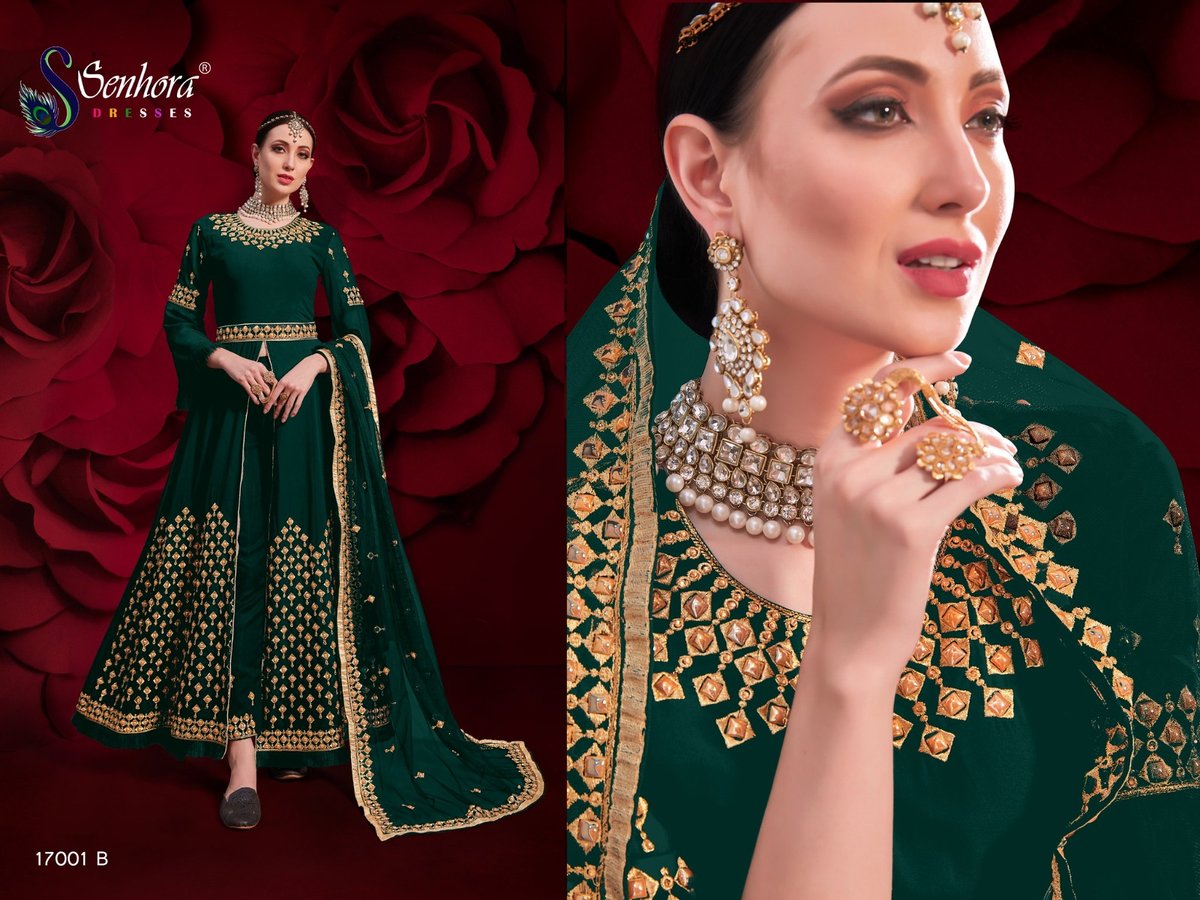 SENHORA DRESSES AGHA NOOR 17001-A TO 17001-E 2