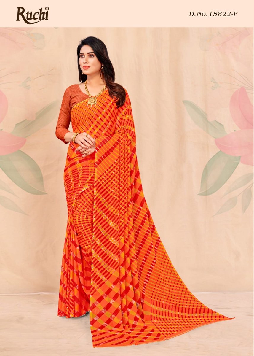 Ruchi Saree Star Chiffon Vol-126 15822 Colors 6