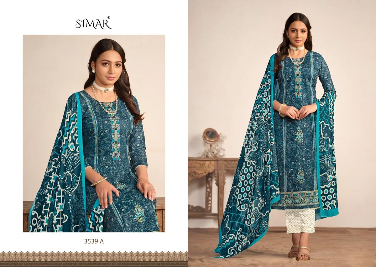 GLOSSY SIMAR SAMARA 3539-A TO 3539-D 1