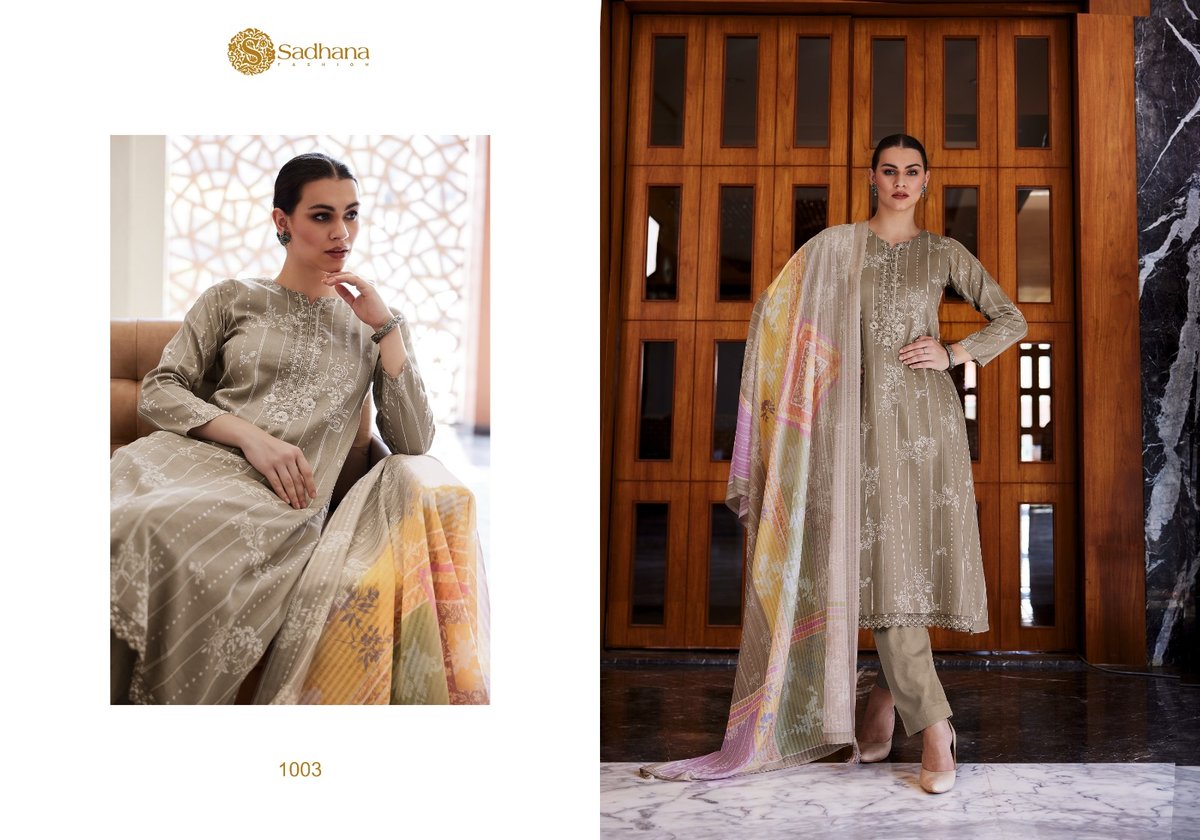 SADHANA FASHION ZABIN 1001 TO 1008 3