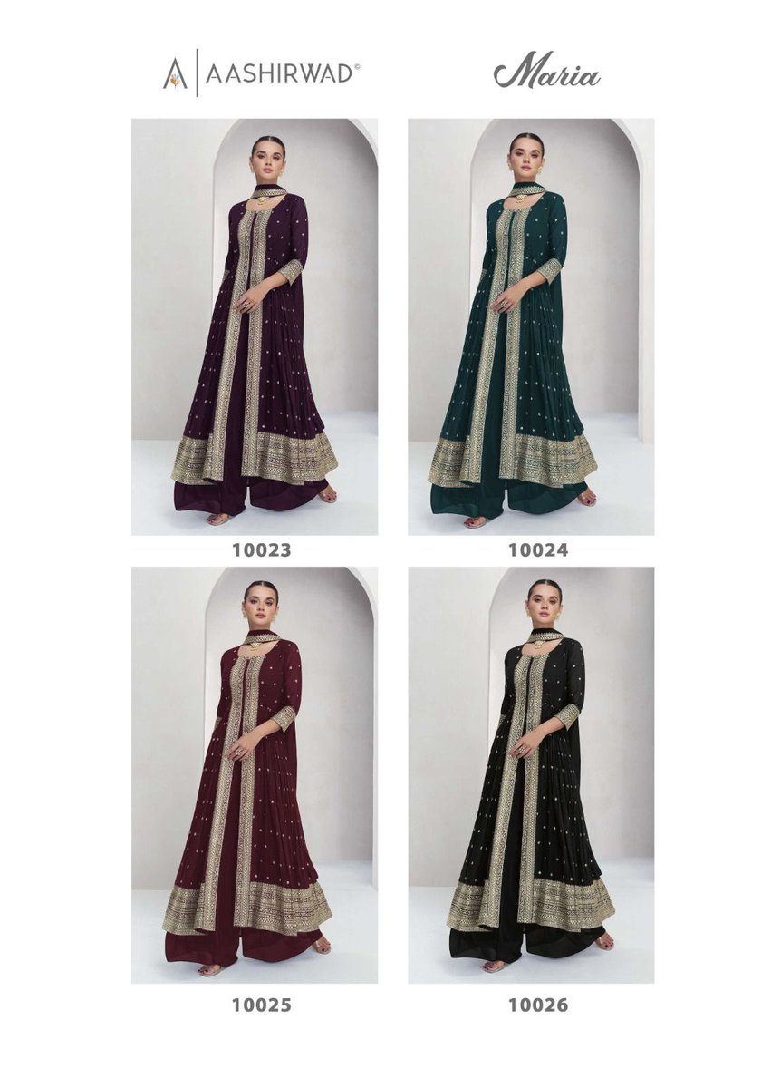 AASHIRWAD CREATION MARIA 10023-10026 5