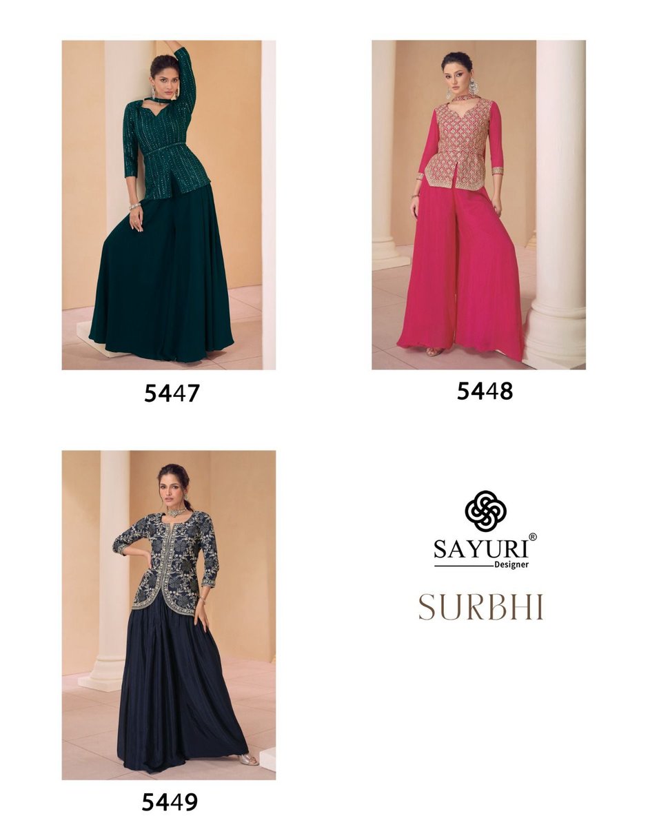 SAYURI DESIGNER SURBHI 5447 TO 5449 4