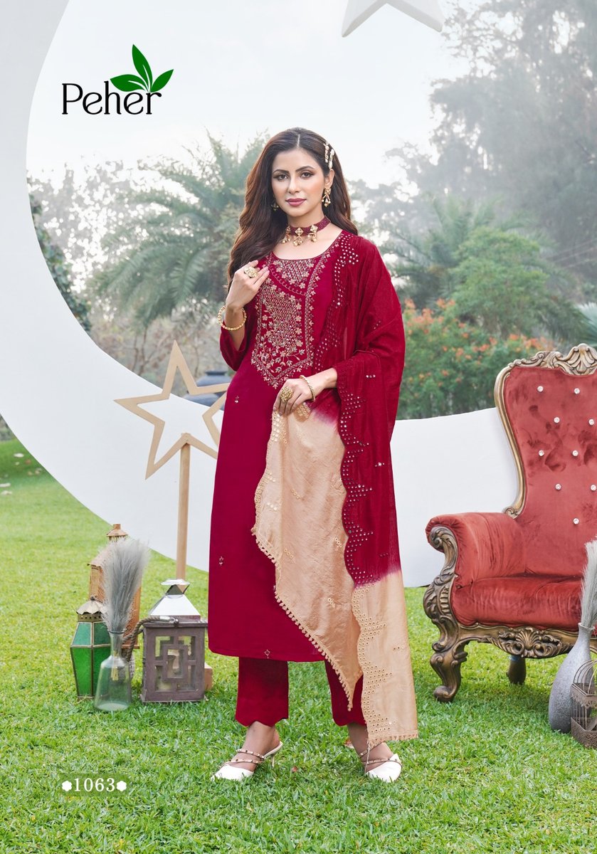 Vivils Prints Peher Rivaaz Vol-4 1061-1065 Series 3
