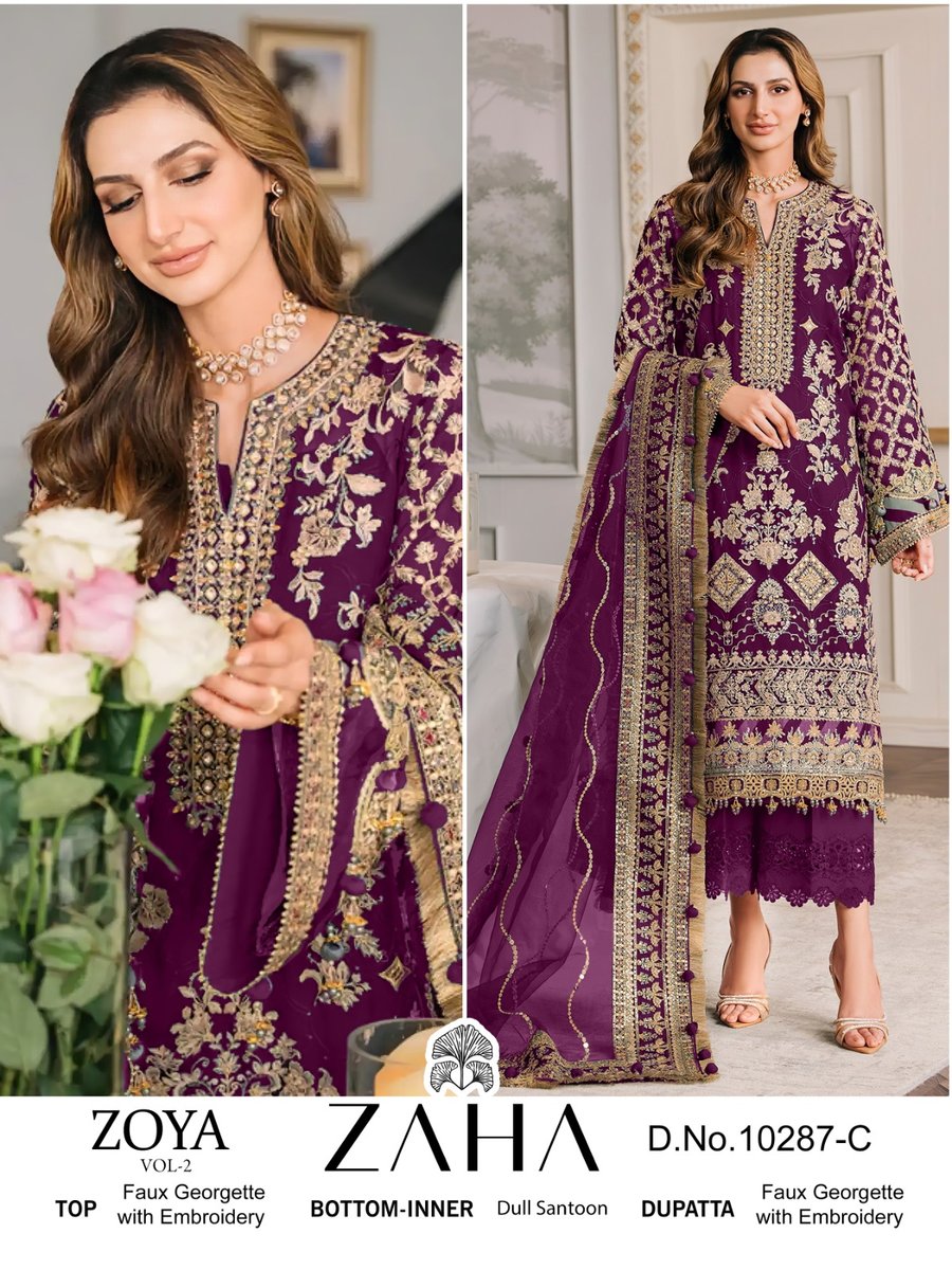 ZAHA ZOYA VOL-2 10287-A TO 10287-D 3