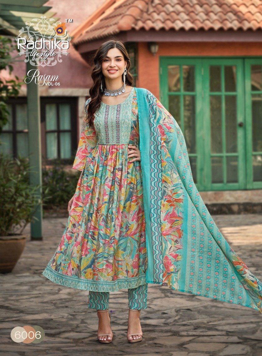 RADHIKA LIFESTYLE RASAM VOL-6 6001 TO 6007 6