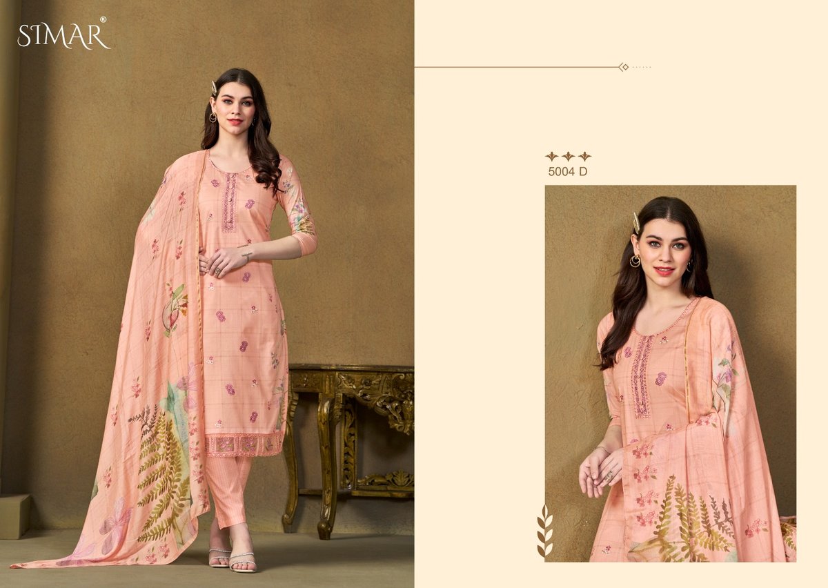 GLOSSY SIMAR TANISHKA 5004-A TO 5004-D 4