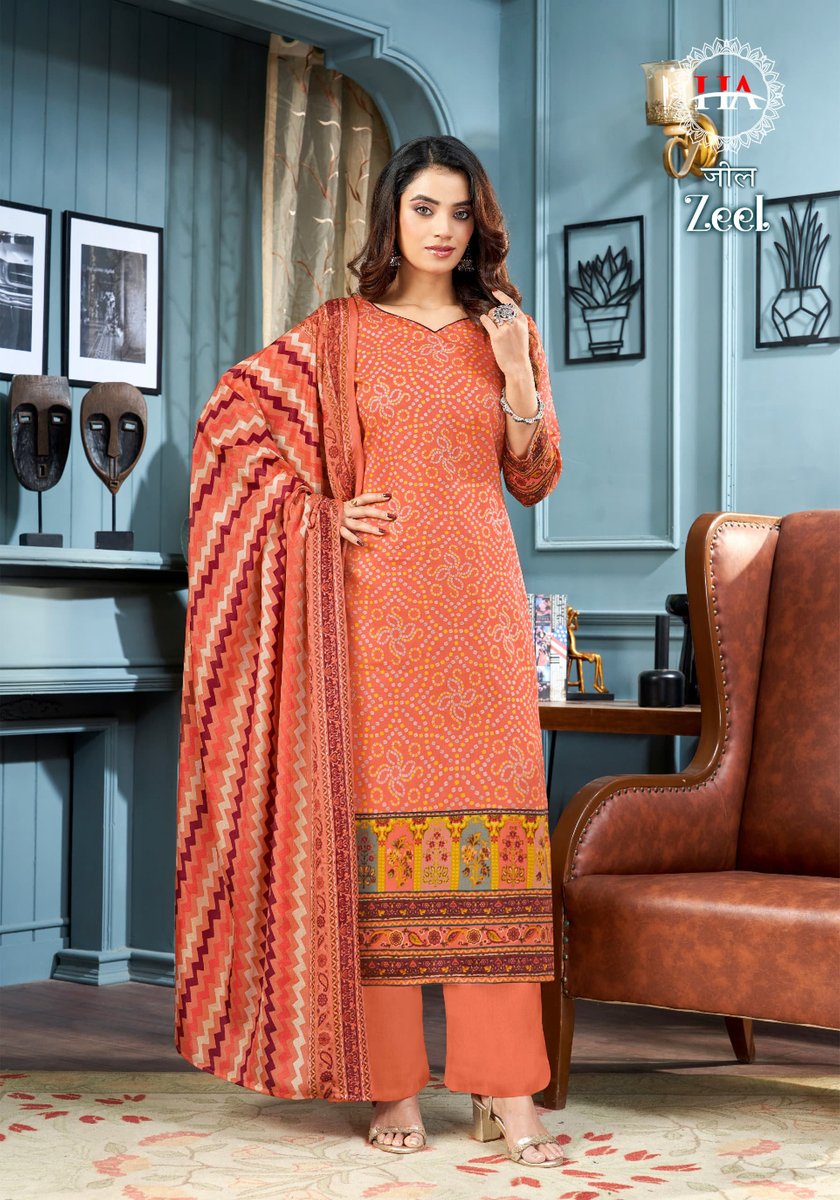 HARSHIT FASHION ZEEL H-1480-001 TO H-1480-006 3