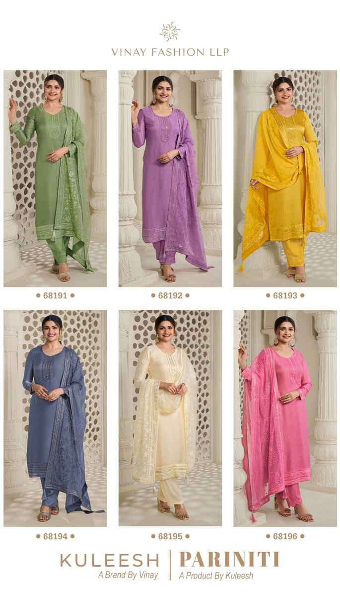 VINAY FASHION KULEESH PARINITI 68191 TO 68196 7