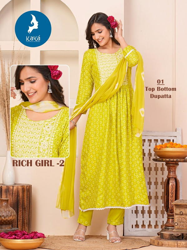KAYA KURTI RICH GIRL-2 01 TO 06