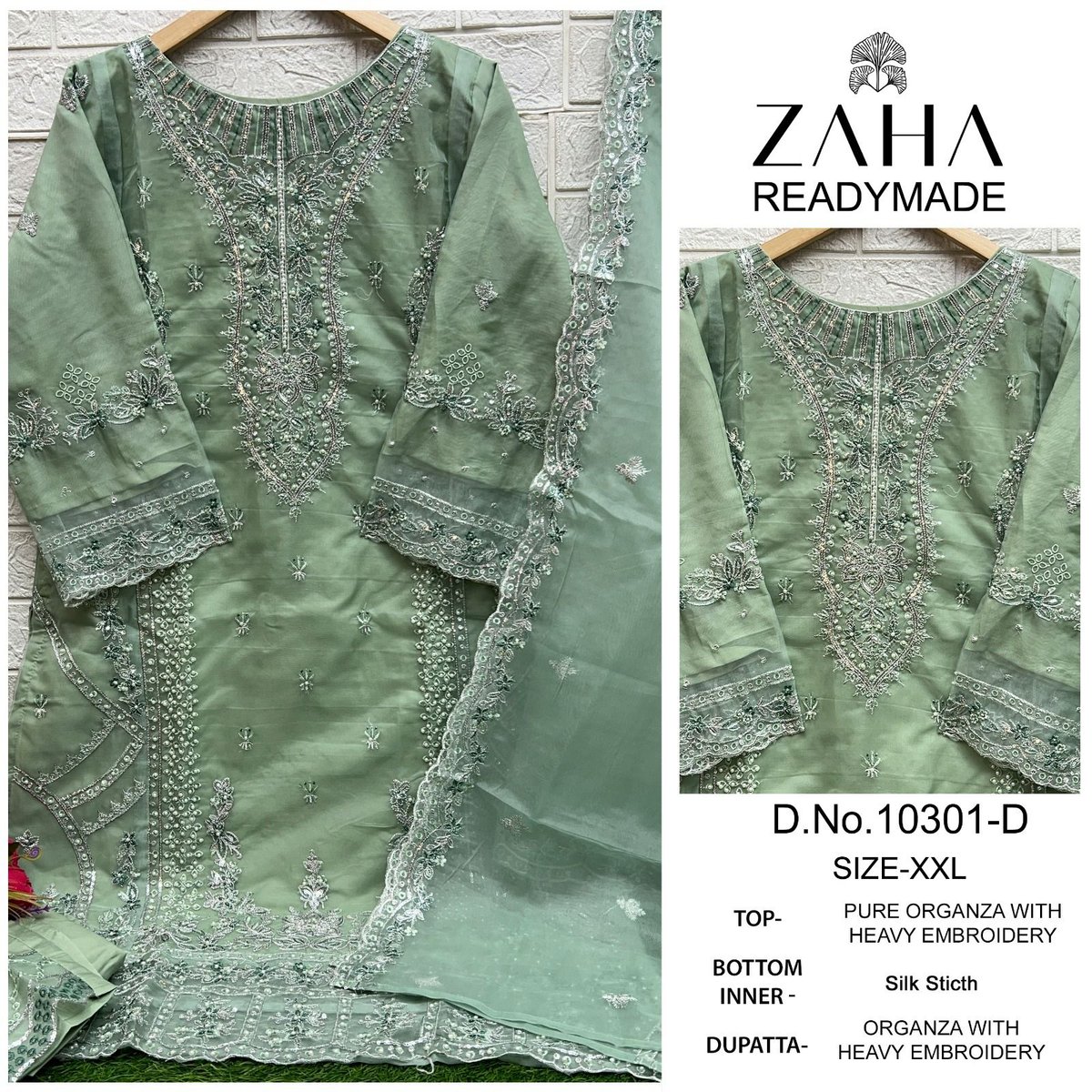 ZAHA READY MADE COLLECTION 10301-A TO 10301-D 4