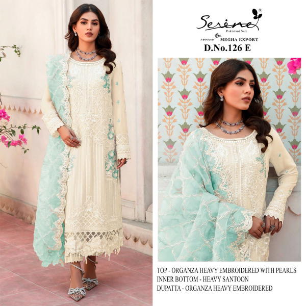 Serine Pakistani Suit S-126 New Colors