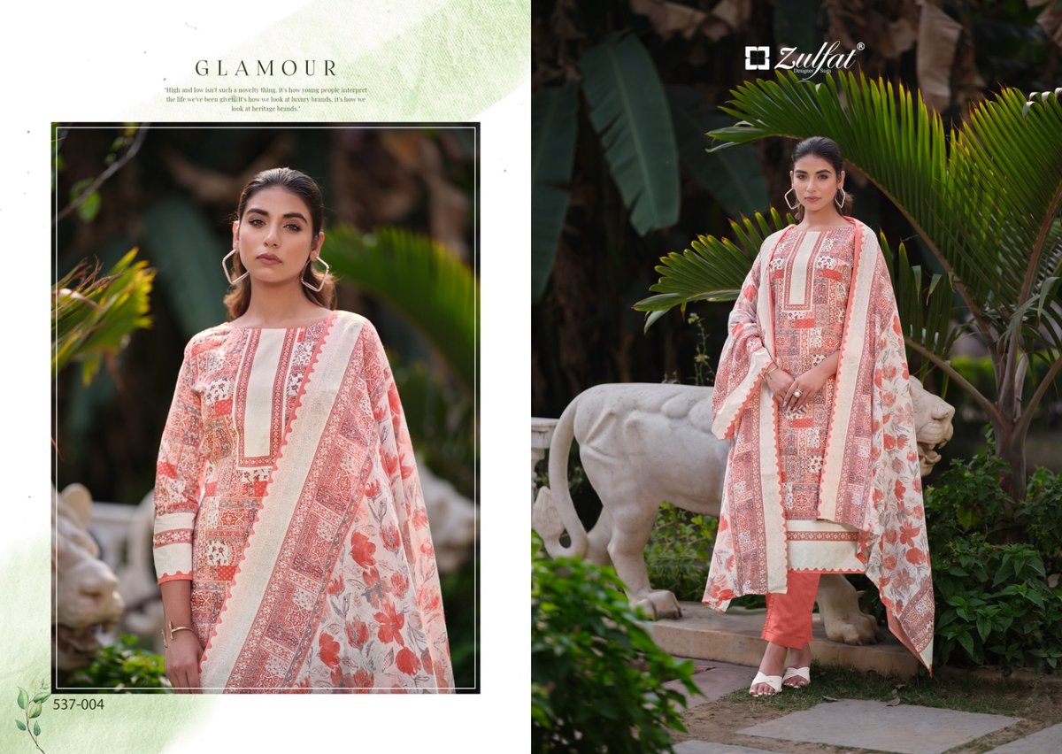 ZULFAT DESIGNER MARYAM VOL-2 537-001 TO 537-008 4