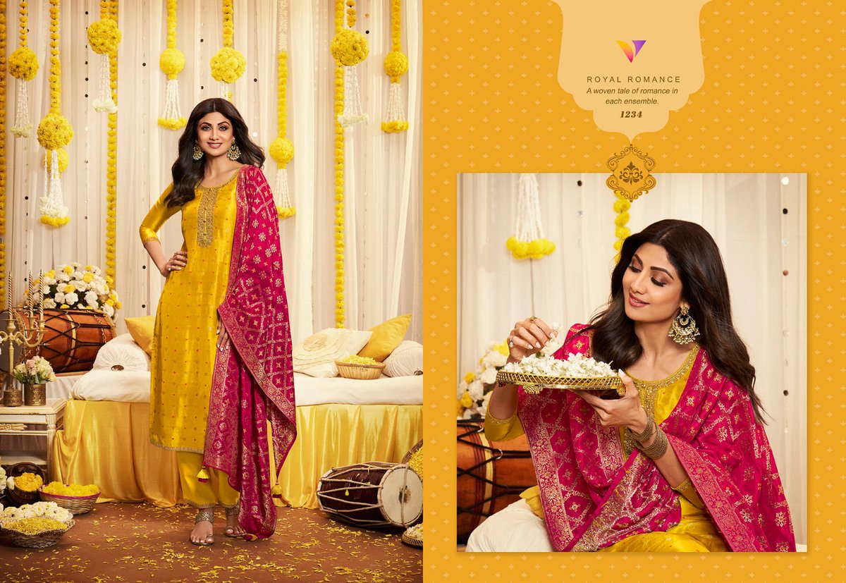 Viradi Fashion Vatsam Haldi Collection 1231-1234 Series 4