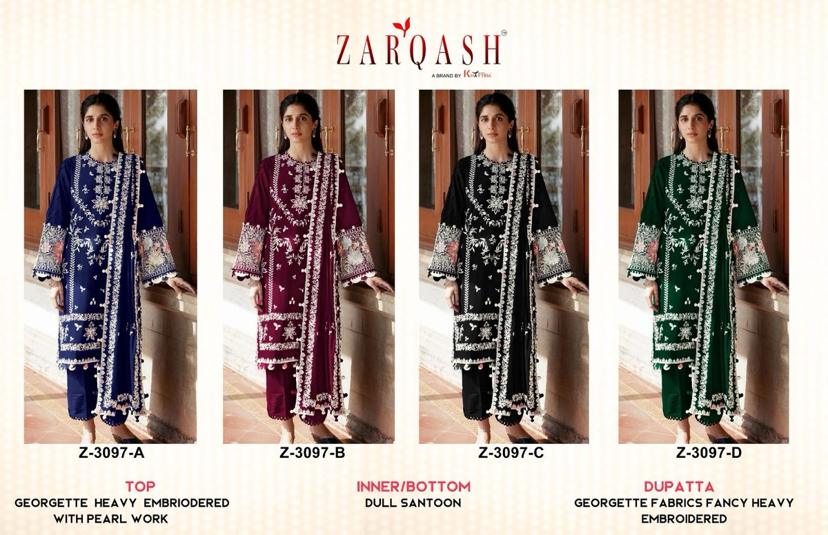 ZARQASH Z-3097-A TO Z-3097-D 5