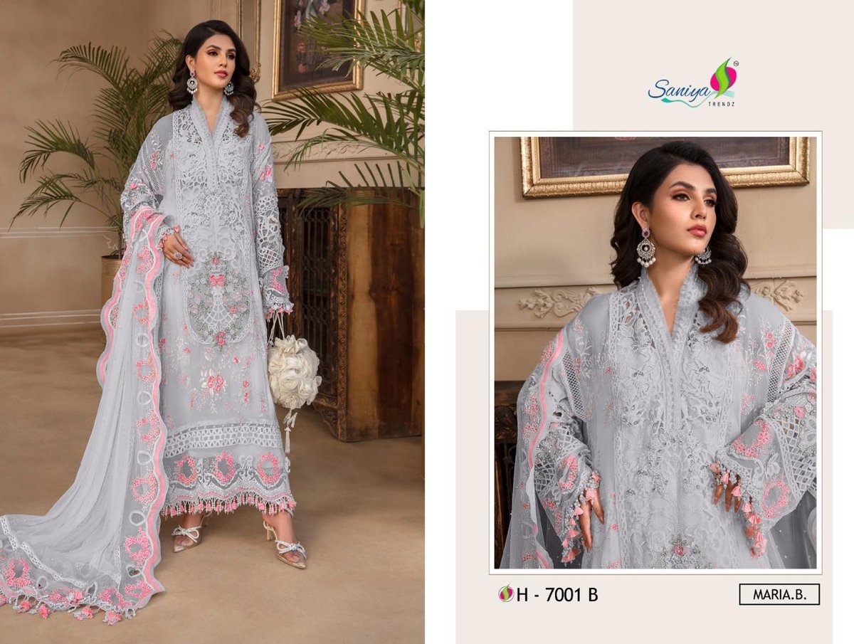 Saniya Trendz Maria B H-7001 Colors 3