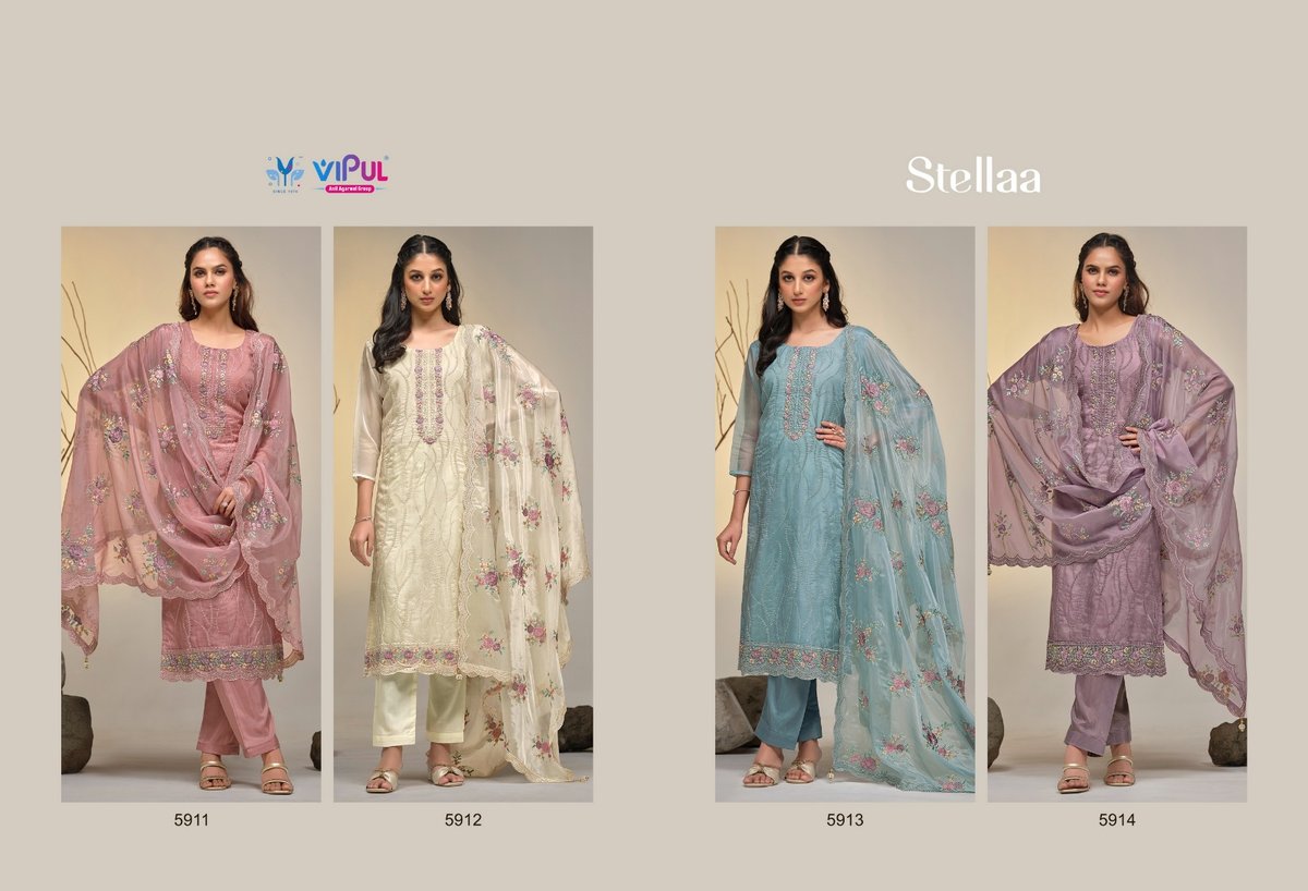 VIPUL FASHION STELLA 5911 TO 5914 5