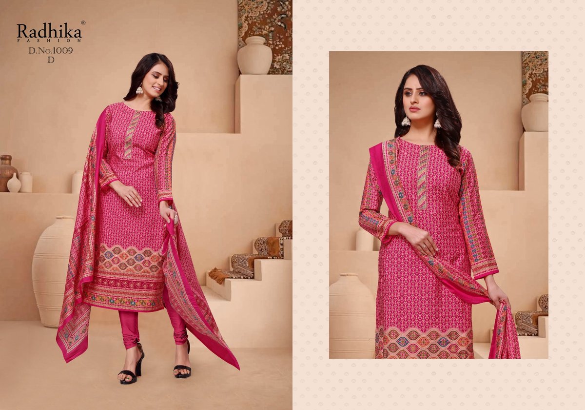 RADHIKA FASHION AZARA SILK BEAUTY 1009-A TO 1009-D 4