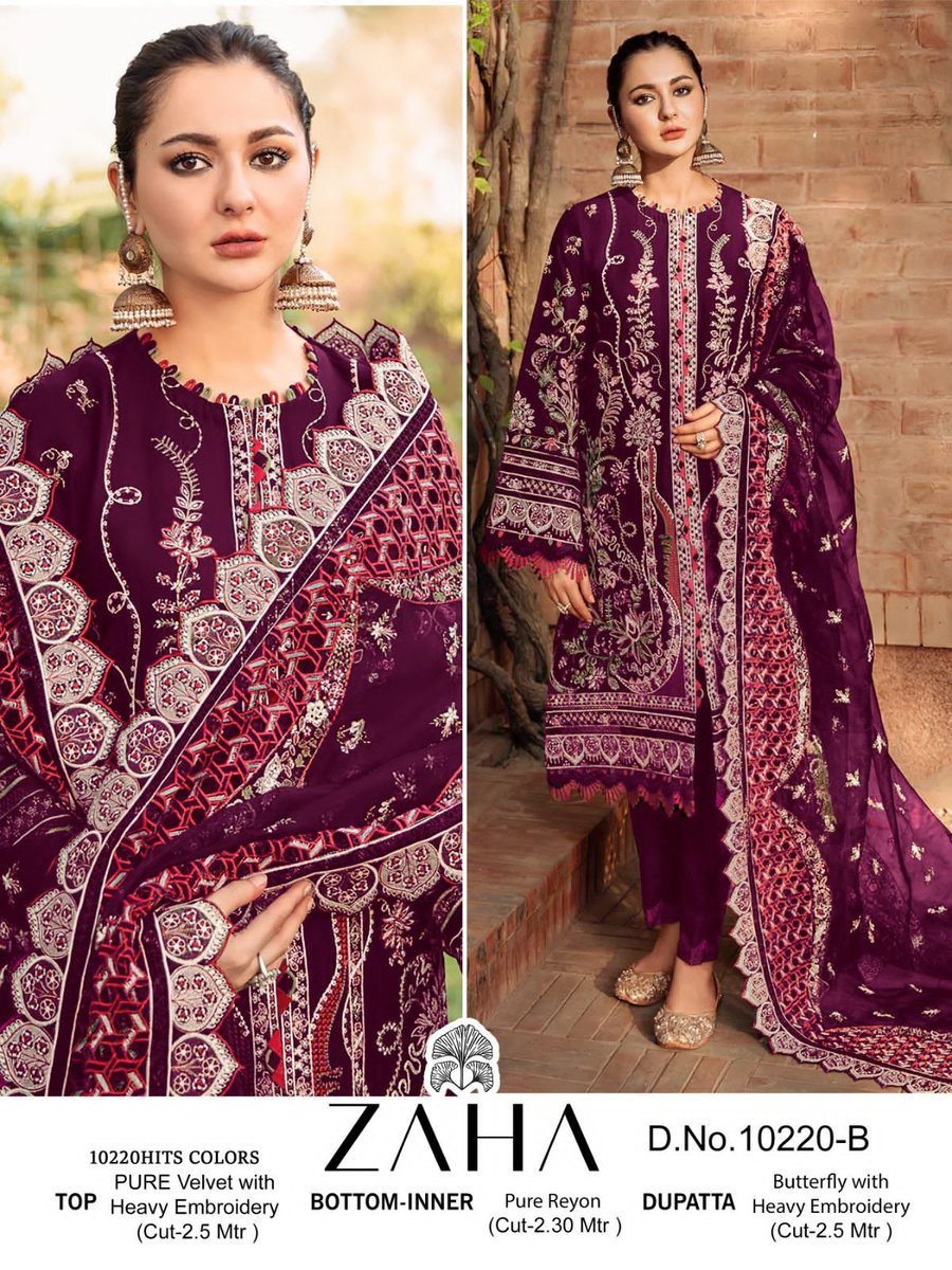 Zaha Aafiya Vol-1 10220 Colors 3