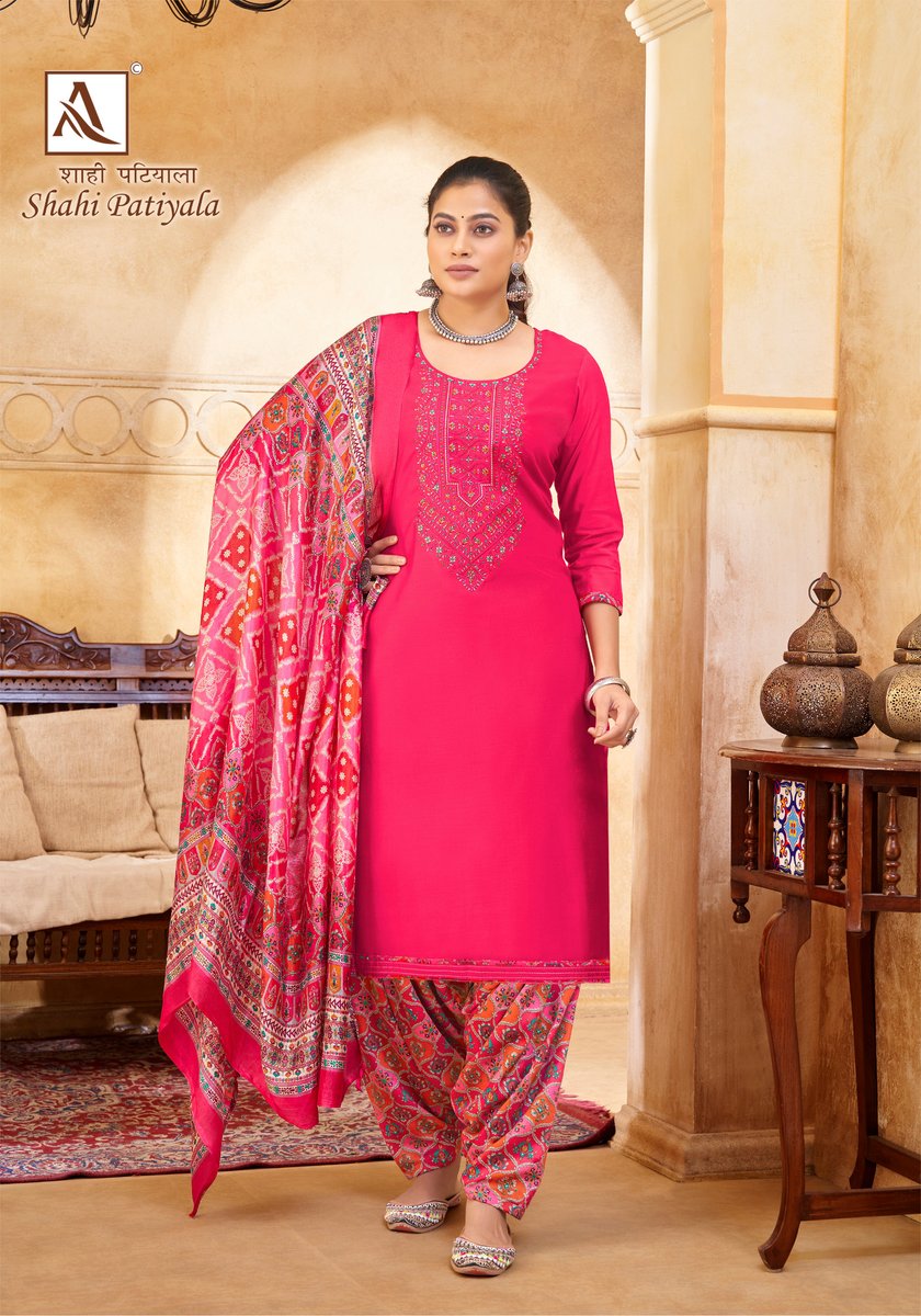 ALOK SUIT SHAHI PATIYALA H-1559-001 TO H-1559-010 9