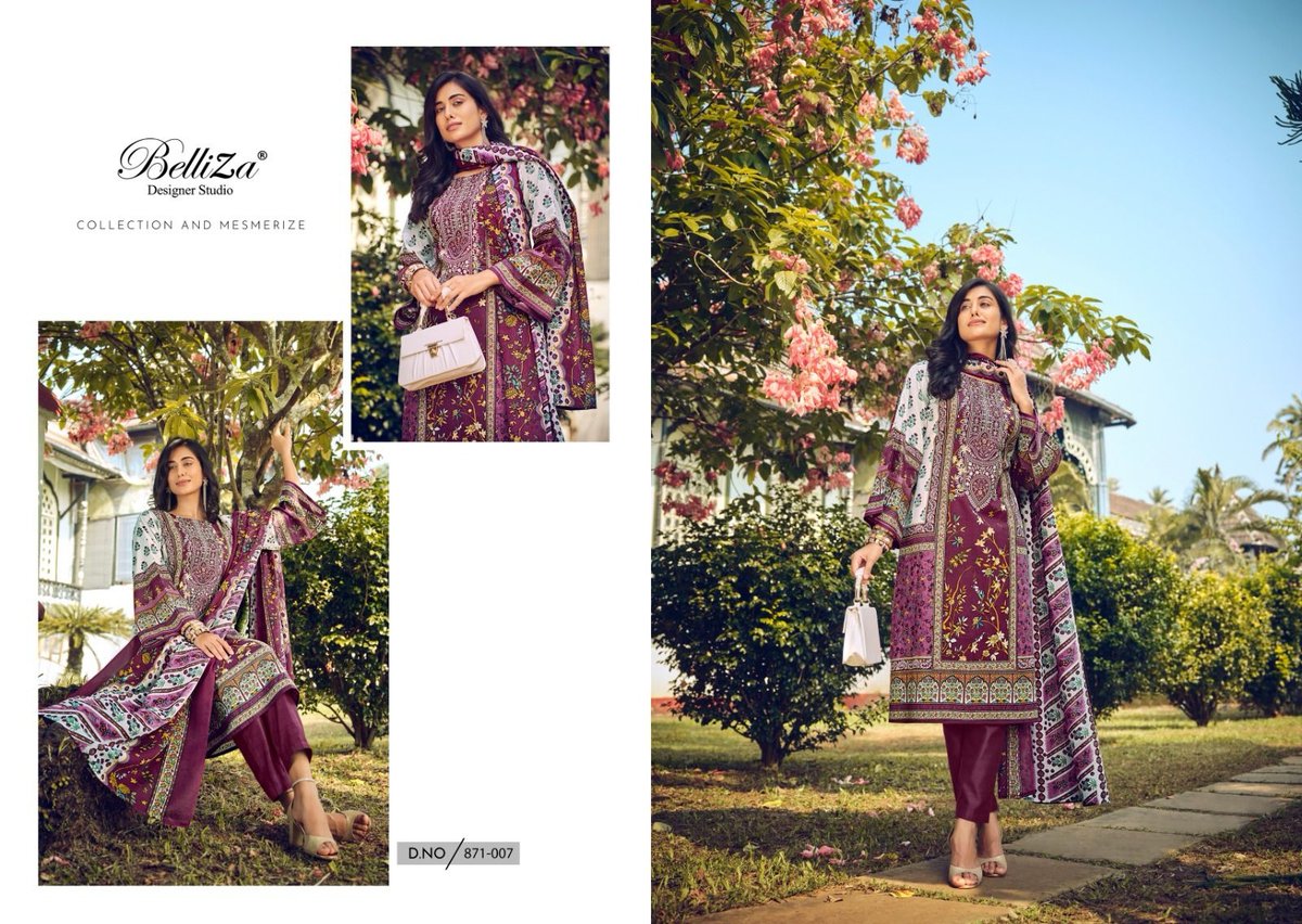 BELLIZA DESIGNER NAIRA VOL-30 871-001 TO 871-010 7