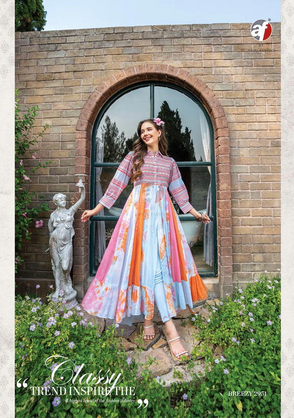 ANJU FABRIC BREEZY 2951 TO 2953