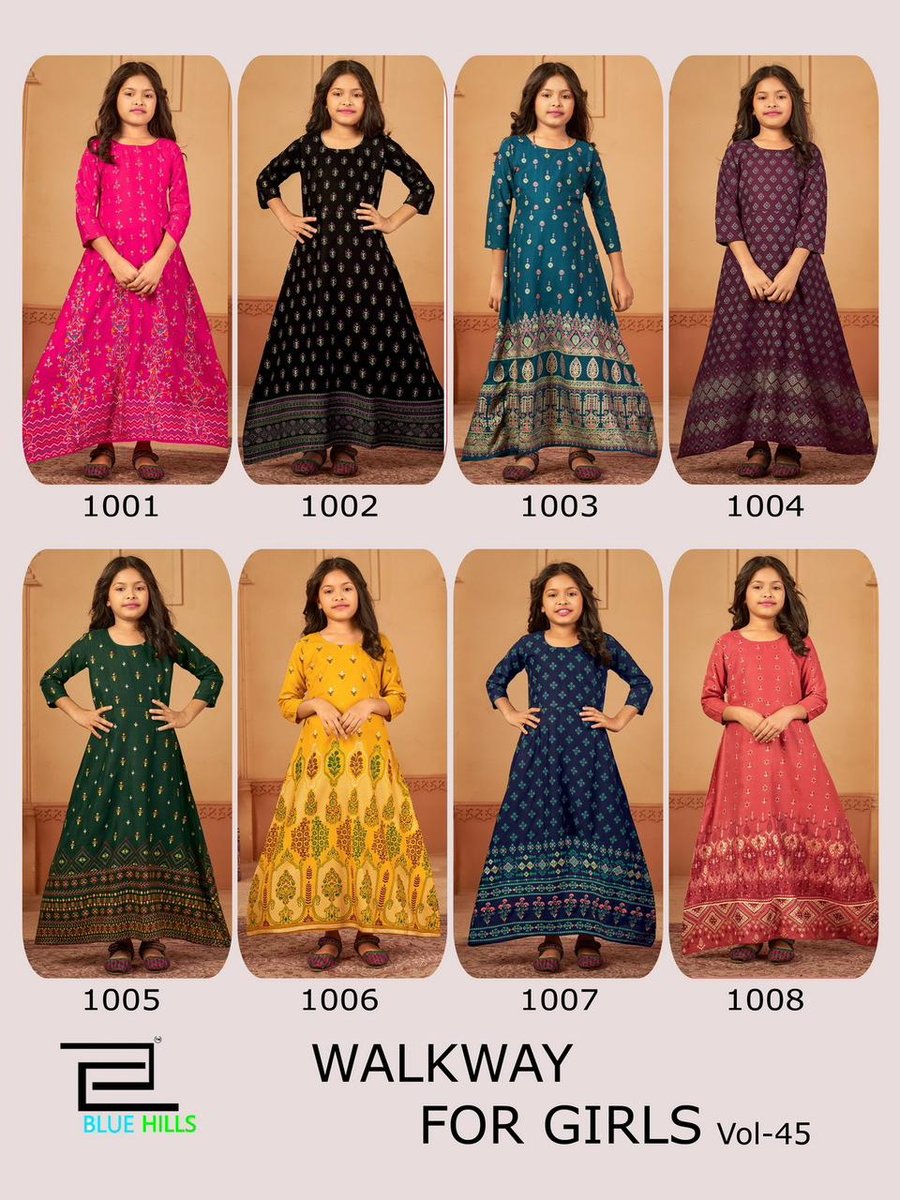 Blue Hills Walkway For Girls Vol-45 1001-1008 Series 9