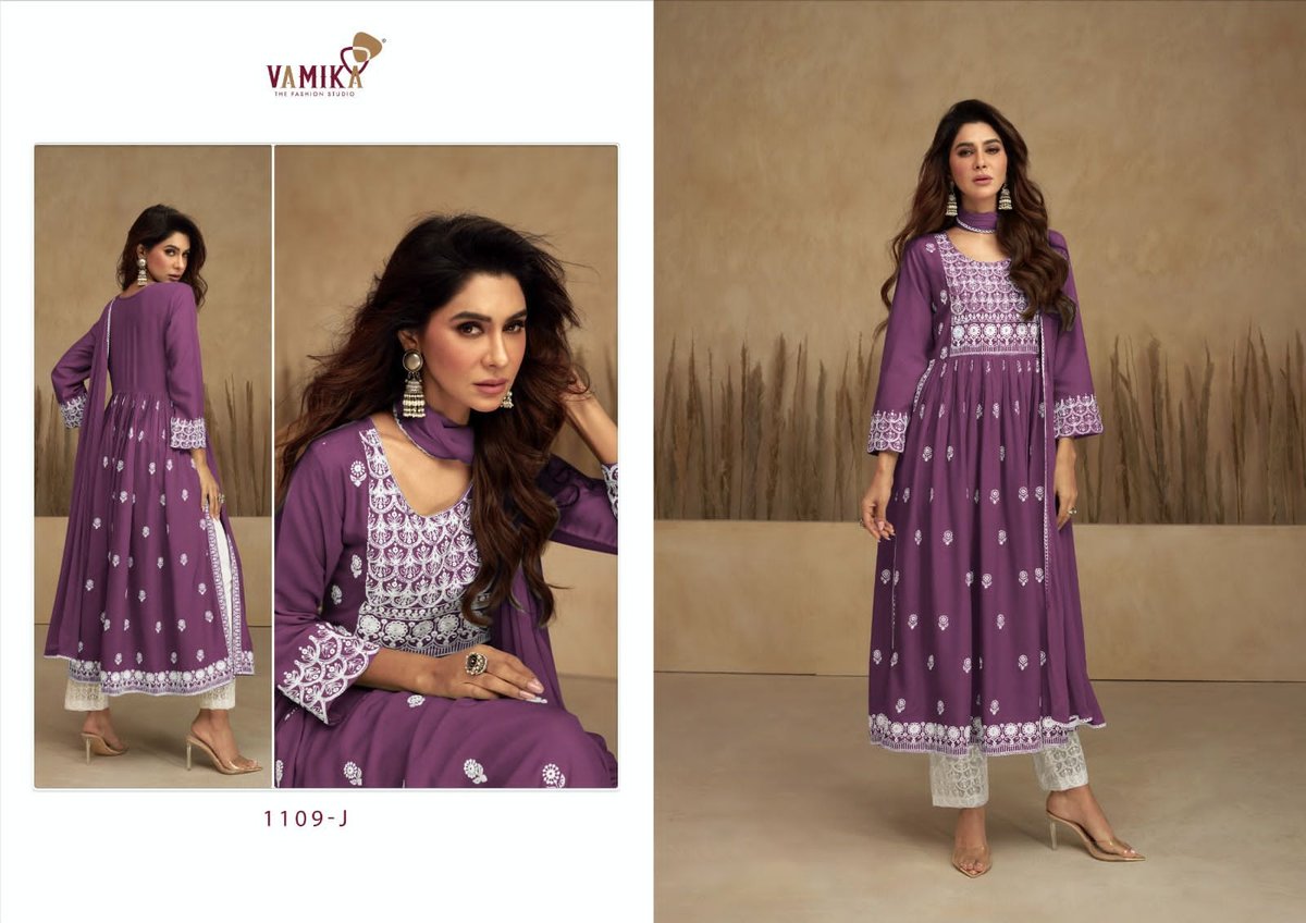 Vamika Fashion Aadhira Vol-7 Gold 1109 Colors 5