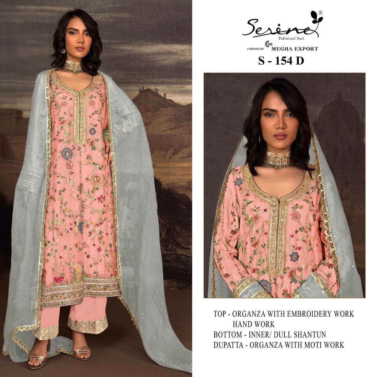 Serine Pakistani Suit 154 Colors 4