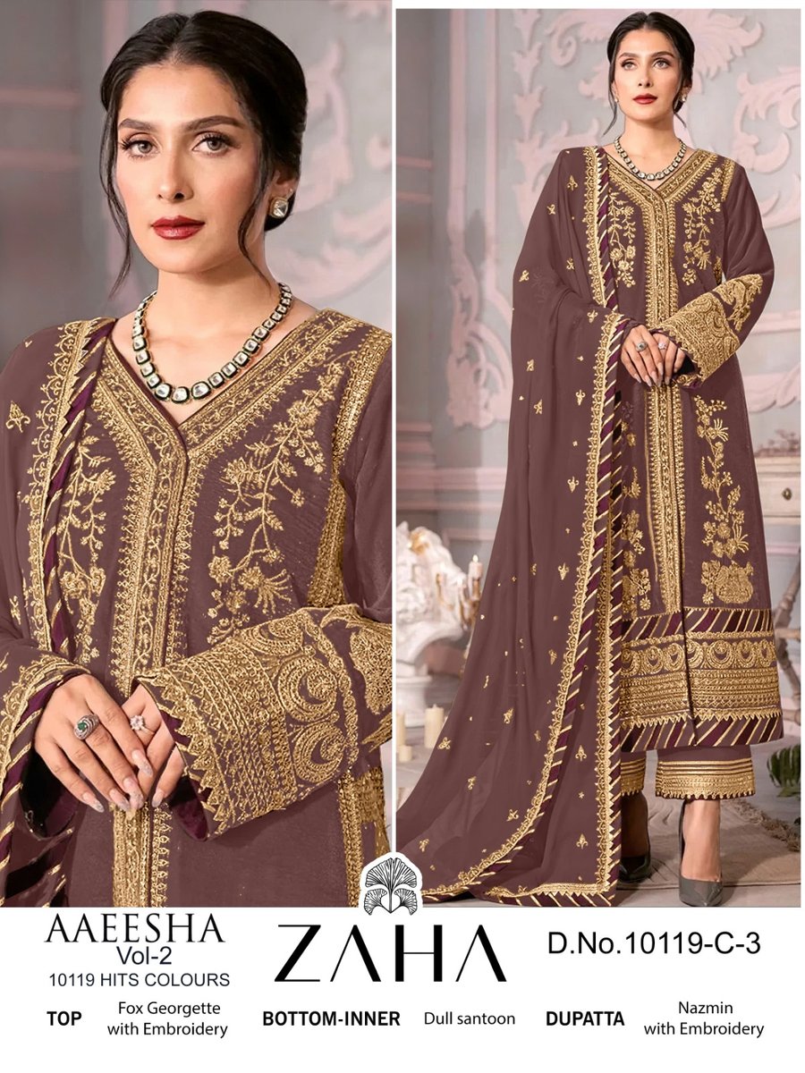 ZAHA AAEESHA-VOL-2 10119-C-1 TO 10119-C-4 3