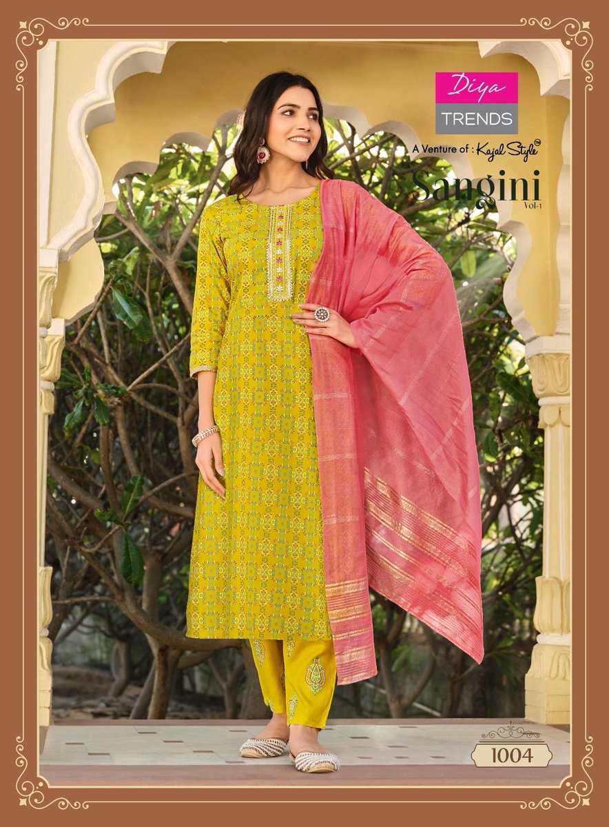 DIYA TRENDZ SANGINI VOL-1 1001 TO 1010 4