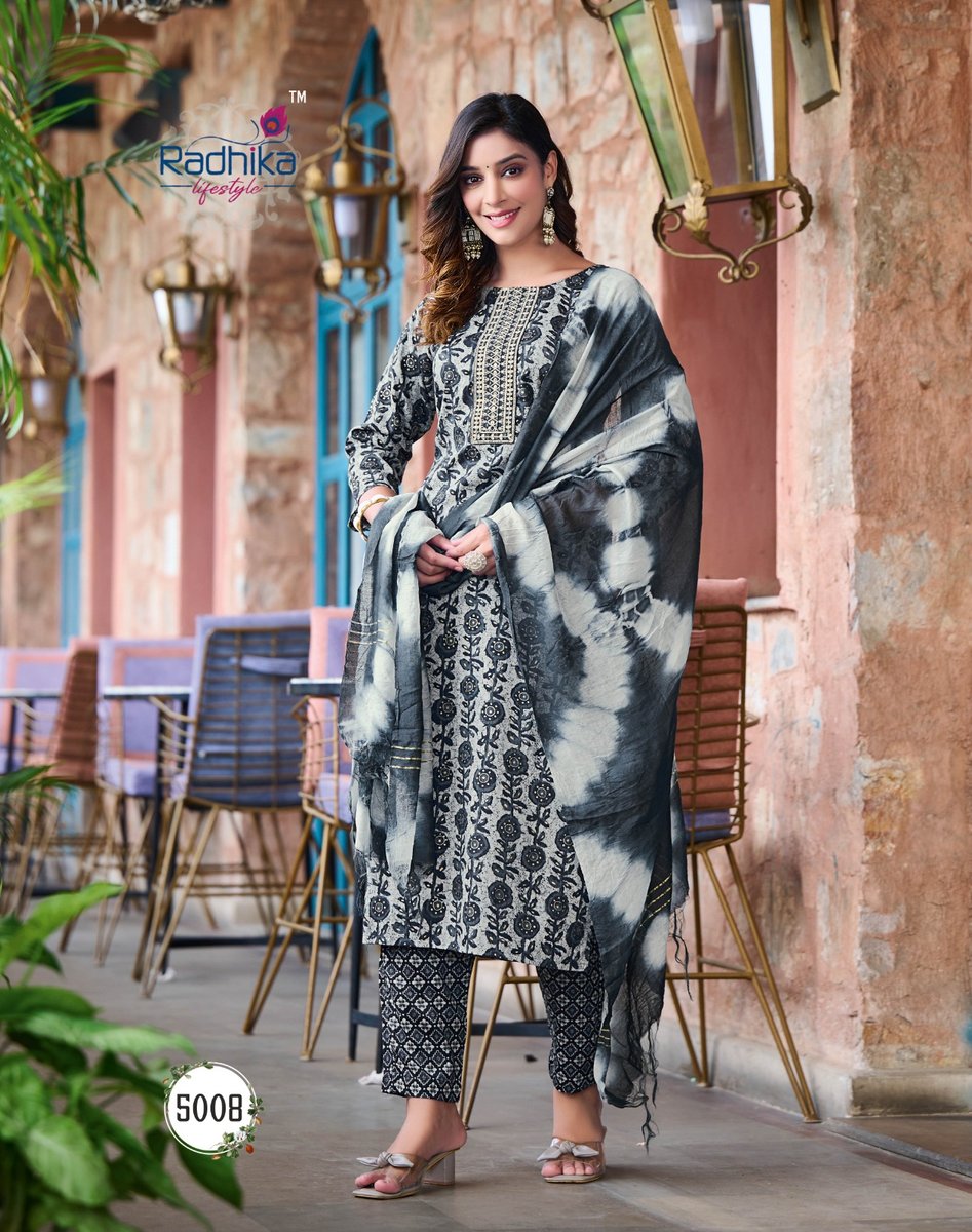 Radhika Lifestyle Seerat Vol-5 5001-5008 Series 8