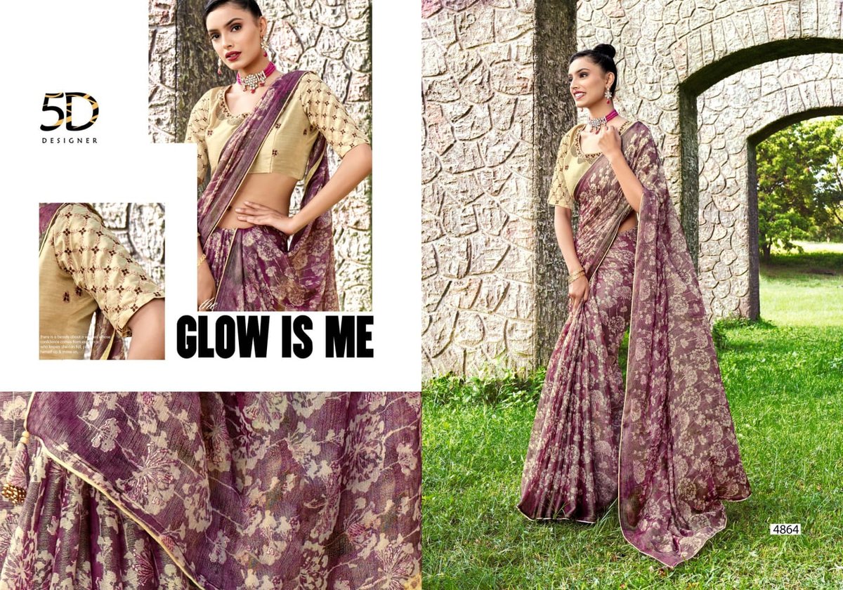5D DESIGNER PANKHUDI 4861 TO 4868 4