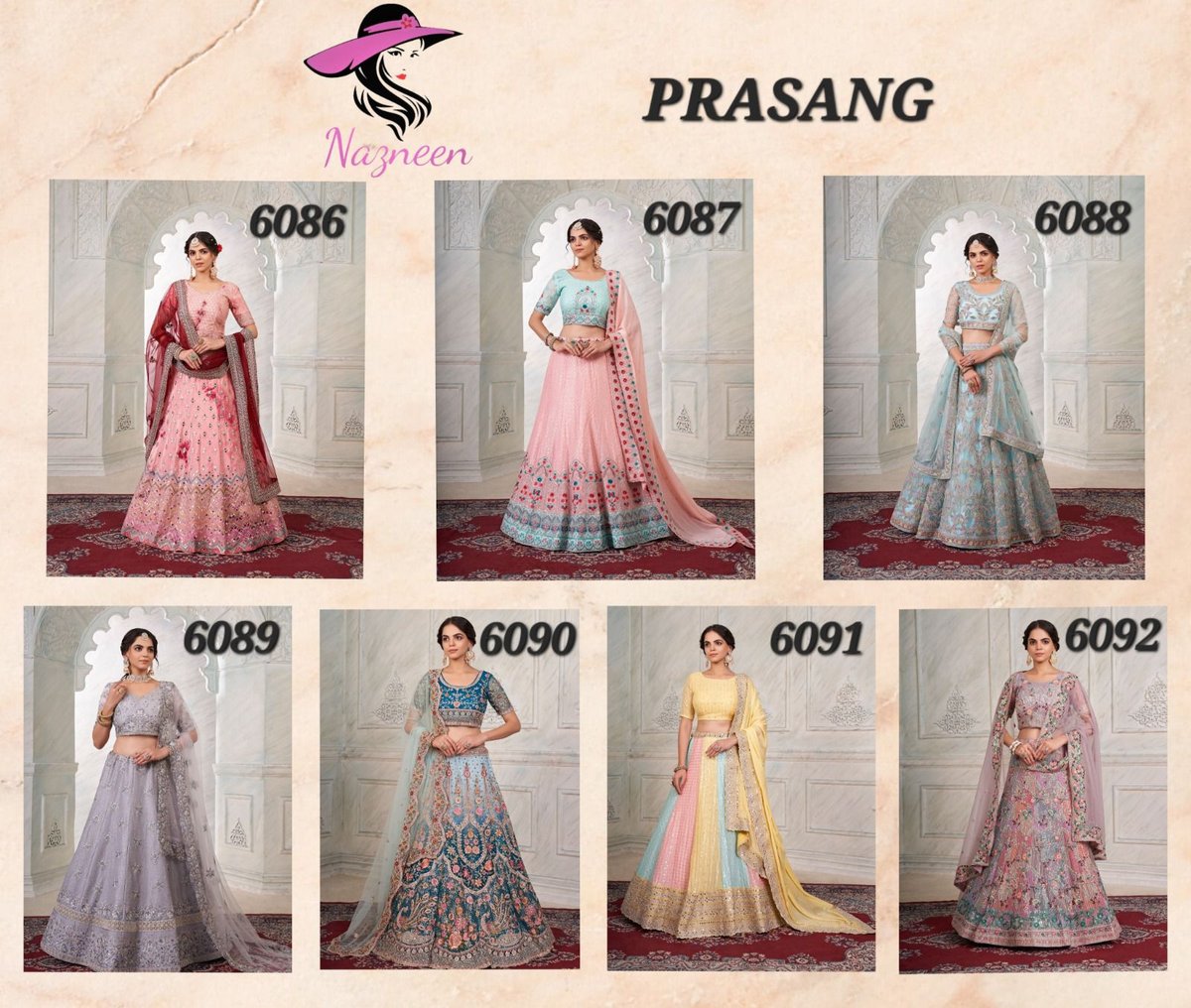 Nazneen Prasang 6086-6092 Series 8