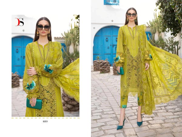 DEEPSY SUITS MARIA.B VOYAGE LAWN - 24 6051 TO 6056