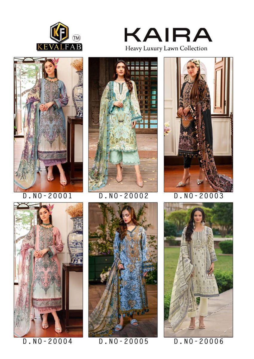 KEVAL FAB KAIRA VOL-20 20001 TO 20006 7