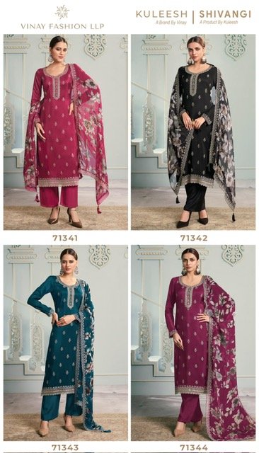 VINAY FASHION KULEESH SHIVANGI 71341-71344 5