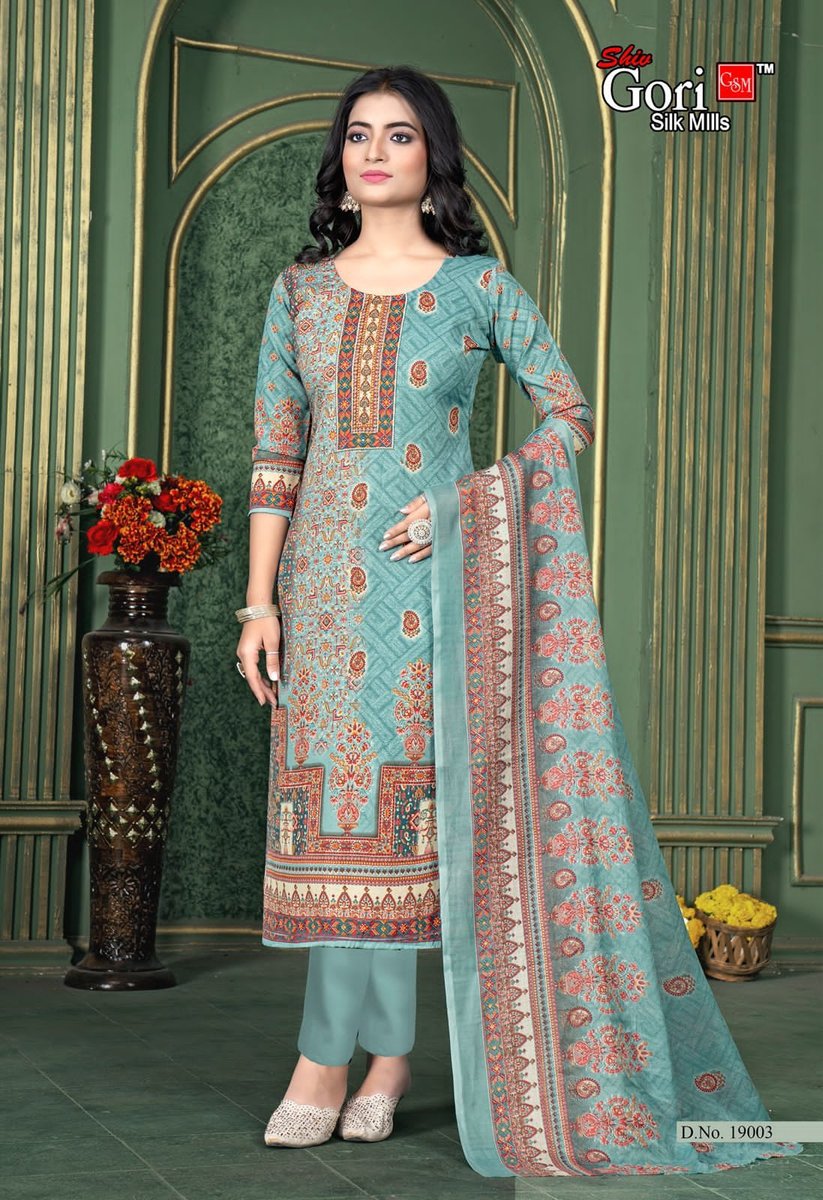 SHIV GORI SILK MILLS PAKIZA VOL-19 19001 TO 19012 3