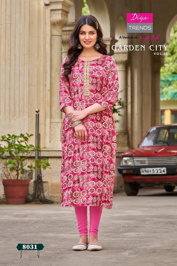 DIYA TRENDS GARDEN CITY VOL-02 8031 TO 8050