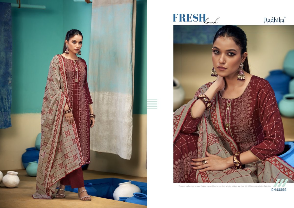 RADHIKA FASHION AZARA BLACK BERRY VOL-10 88001 TO 88004 3