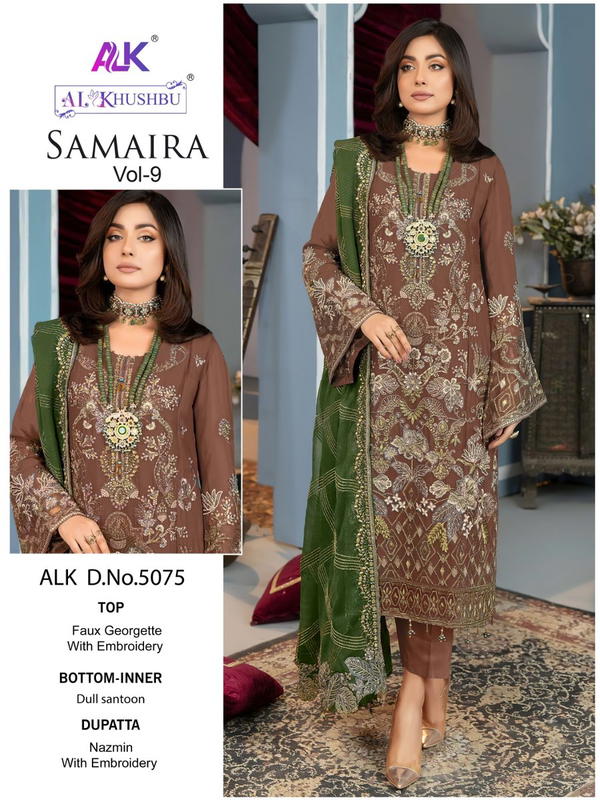 AL KHUSHBU SAMAIRA VOL-9 5075 TO 5077