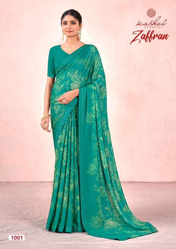 KASHVI CREATION ZAFFRAN 1001 TO 1008