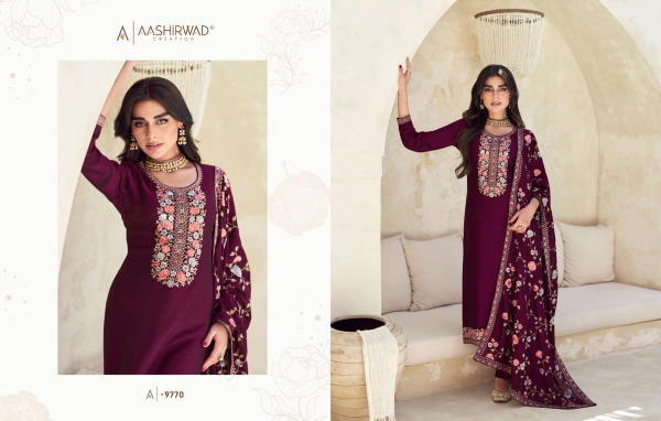 Aashirwad Creation Verona 9770-9773 Series
