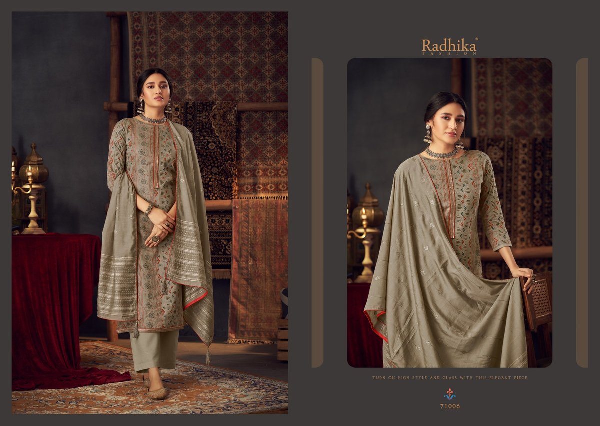 RADHIKA FASHION AZARA MASHAKALI 71001 TO 71008 6